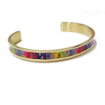 Load image into Gallery viewer, Cuff Bangle 'Love'