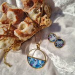 Load image into Gallery viewer, Half Fill Necklace 'Blue'