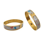 Load image into Gallery viewer, Split Bangle ‘Butterflies’