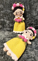 Load image into Gallery viewer, Crochet Doll &#39;The Little Frida&#39;
