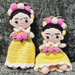 Load image into Gallery viewer, Crochet Doll &#39;The Little Frida&#39;
