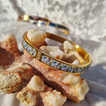 Load image into Gallery viewer, 3 Strass Bangle ‘Blue’
