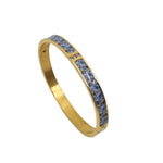 Load image into Gallery viewer, 3 Strass Bangle ‘Blue’
