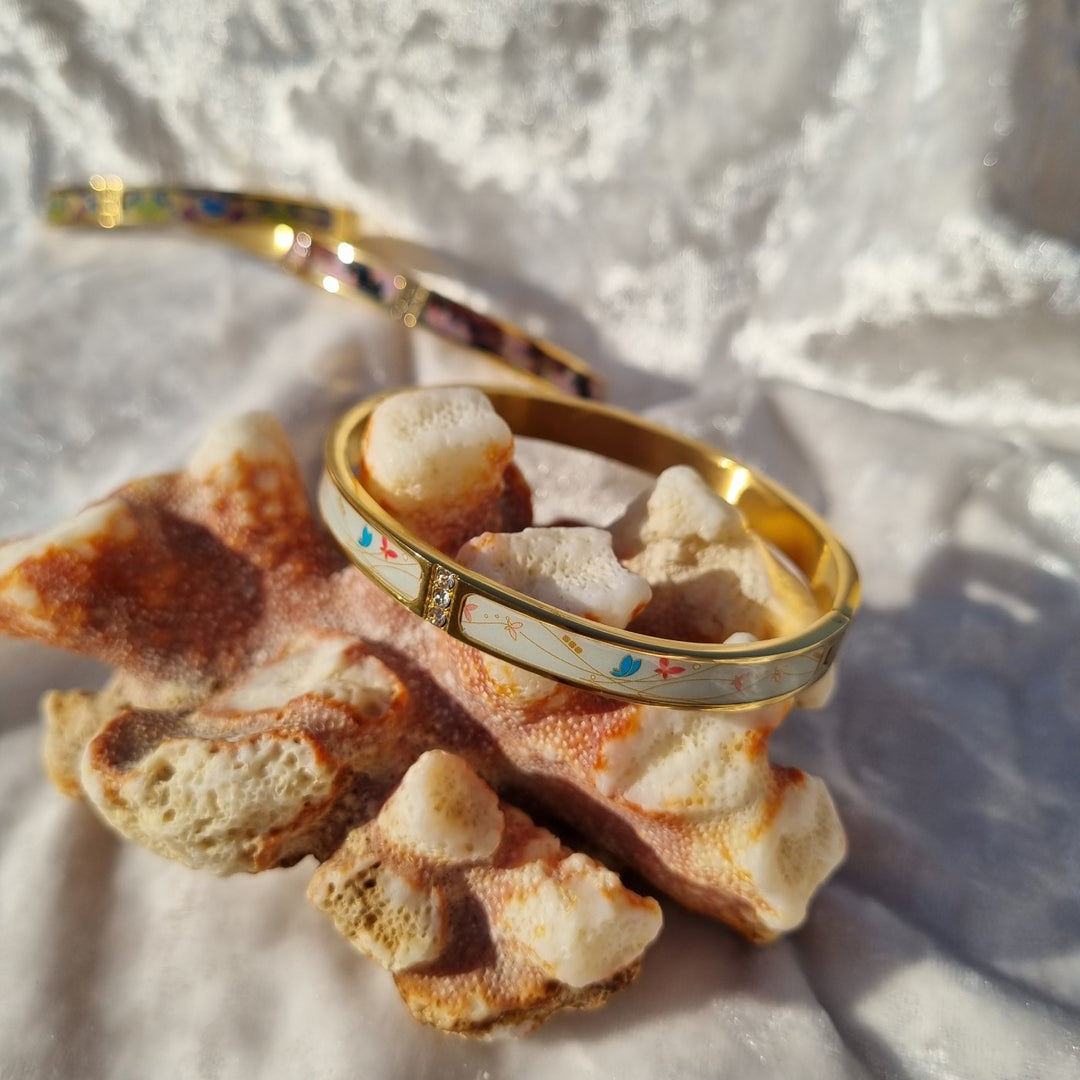 3 Strass Bangle 'Butterflies'