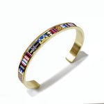 Load image into Gallery viewer, Cuff Bangle &#39;Aztec&#39;
