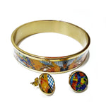 Load image into Gallery viewer, Solid Bangle &#39;Mosaic&#39;
