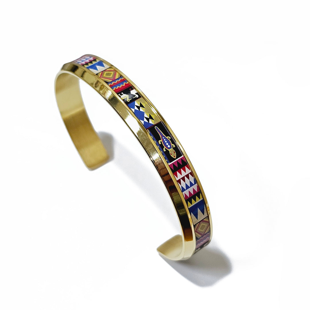 Cuff Bangle 'Aztec'