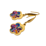Load image into Gallery viewer, Flower Hook Earrings ‘Love’

