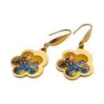 Load image into Gallery viewer, Flower Hooked Earrings ‘Poppy’
