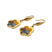Flower Hooked Earrings ‘Poppy’