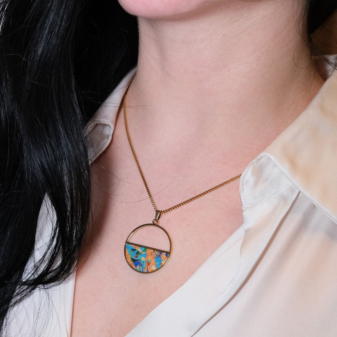 Half Fill Necklace 'Mosaic'