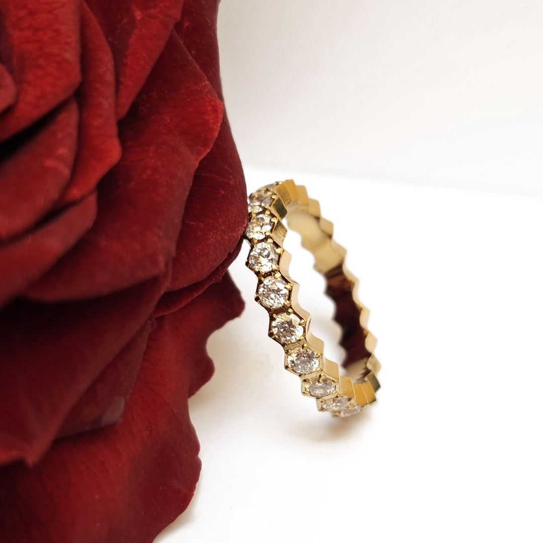 Ring 'Honeycombs'