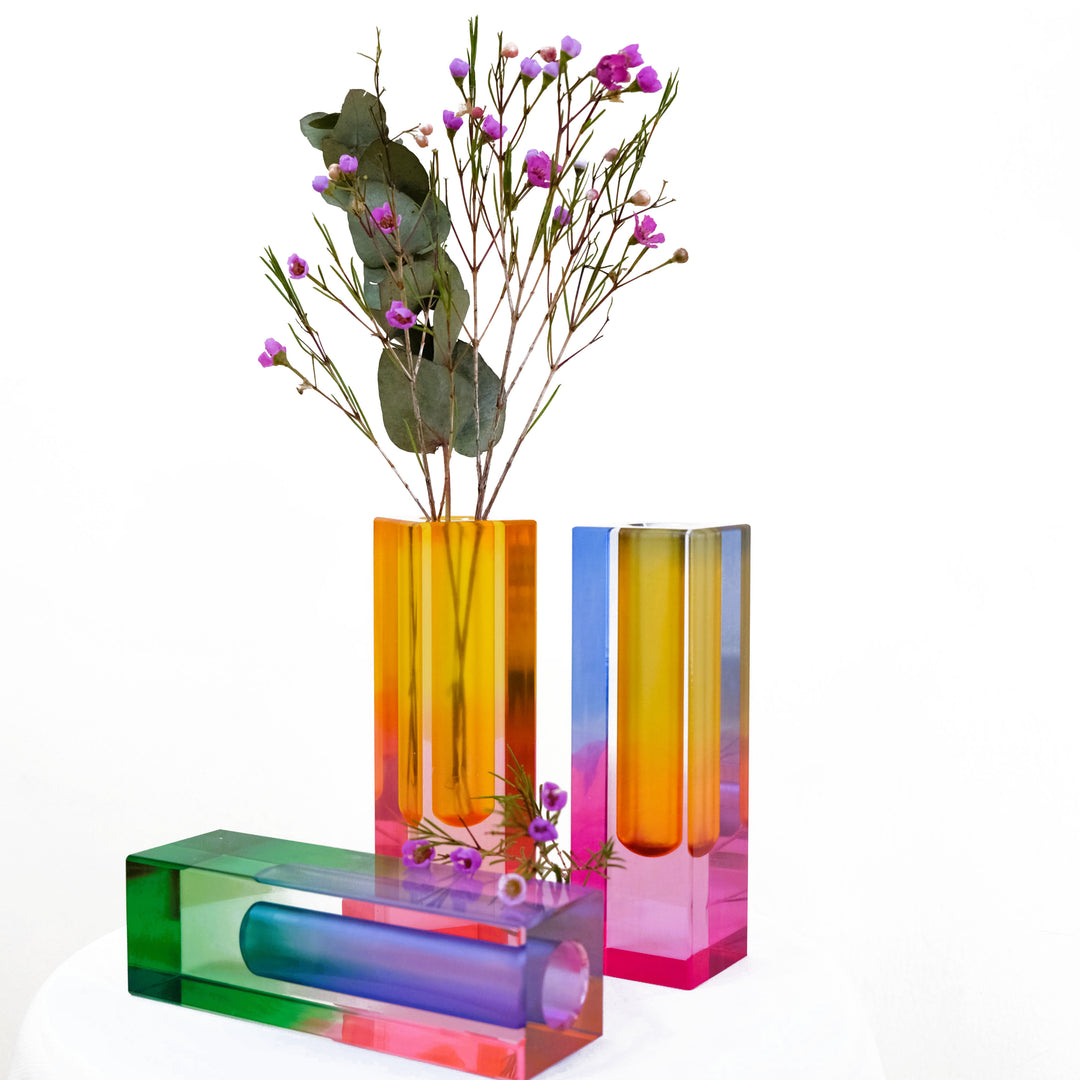 Rainbow Vase, 3-color