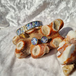 Load image into Gallery viewer, Circle Stud Earrings &#39;Blue&#39;

