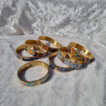 Load image into Gallery viewer, Split Bangle ‘Starry Night’
