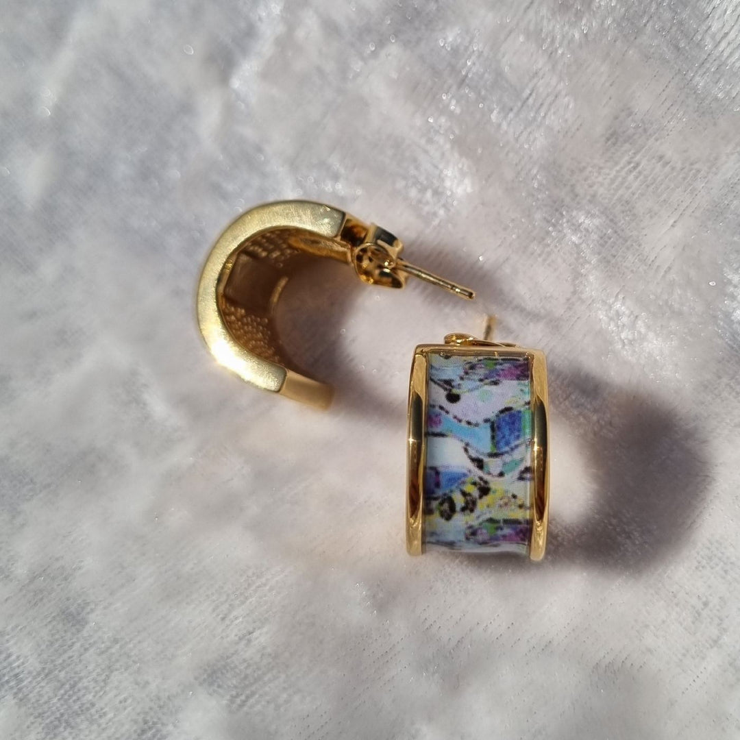 Stud Earrings 'Blue'